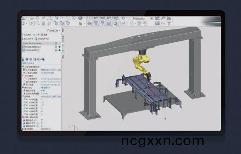 三維(wei)機器人激光(guang)切割機,三維激光(guang)切割(ge)機,3D激光切割機,離線編(bian)程輭件