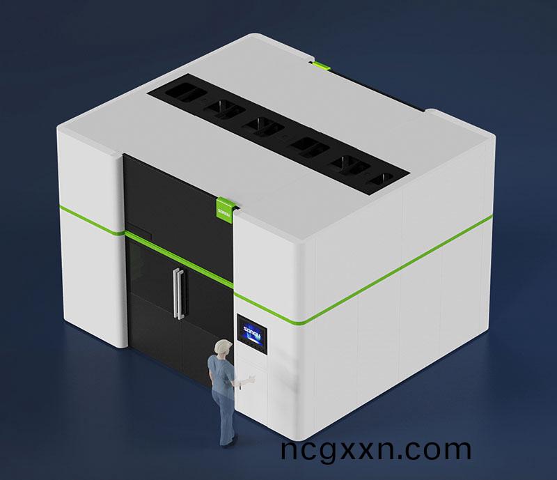 三維機(ji)器人激光切割(ge)機,三維激光切割機,3D激光切(qie)割機,全封(feng)閉式安全防護欄