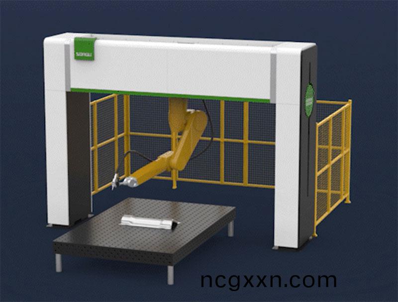 三維(wei)機器人激光切割機(ji),三維激光切割機,3D激光切割機(ji),高速高精性能之冠(guan)